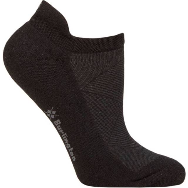 Women's 1 Pair Burlington Athleisure Trainer Socks Black 5.5-8 Ladies