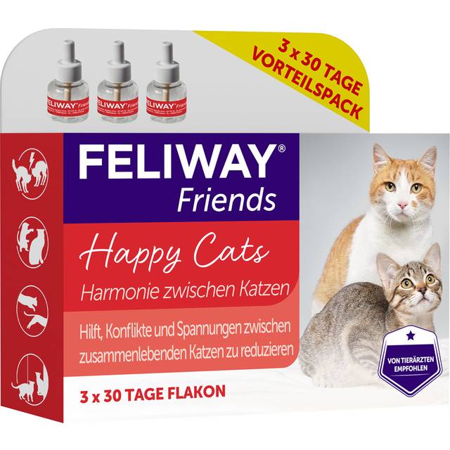 Feliway® Friends - Tillbehör: Refill 3 x 48 ml