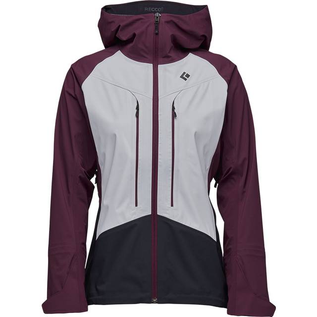 Black Diamond Dawn Patrol Hybrid Shell (dam) - White/Blackberry/Black, M