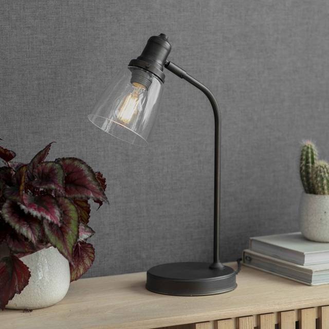 Hoxton Dome Table Lamp Antique Bronze - Metal