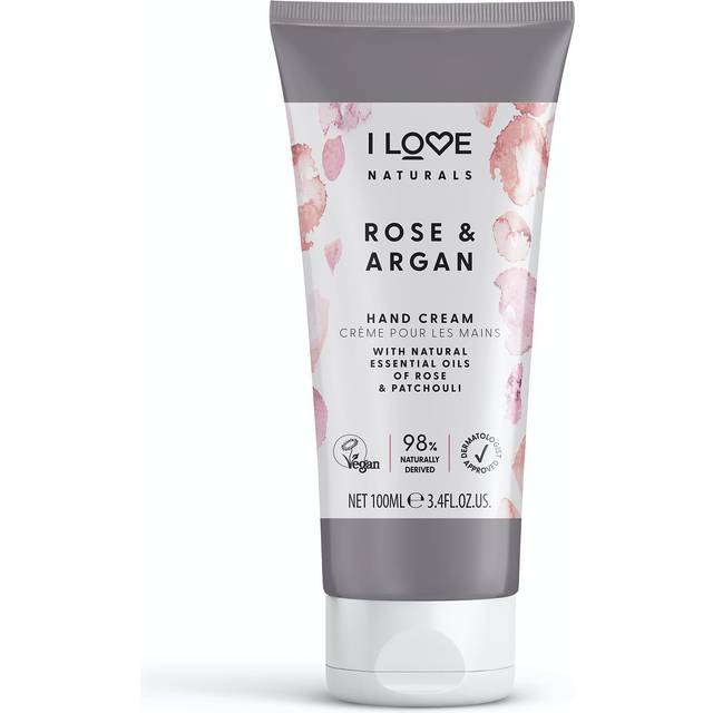 I love... Naturals Rose & Argan Fugtgivende håndcreme Med roseduft