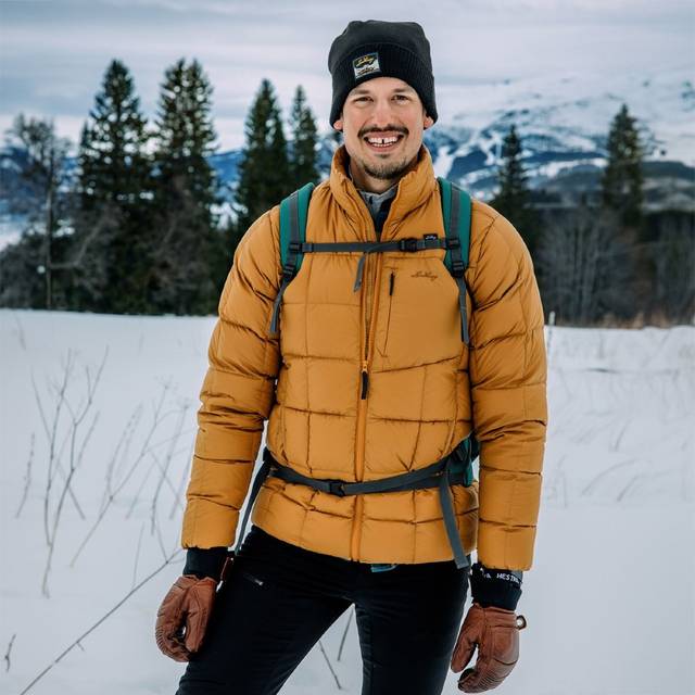 Tived Down Jacket M Dark Gold (S) - Gul (S)