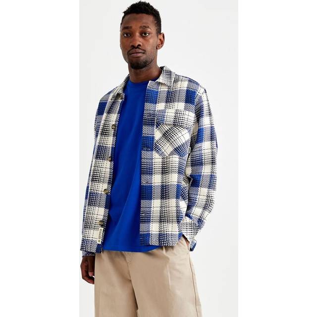 Woodbird Glixto Heck Skjorta - navy - S