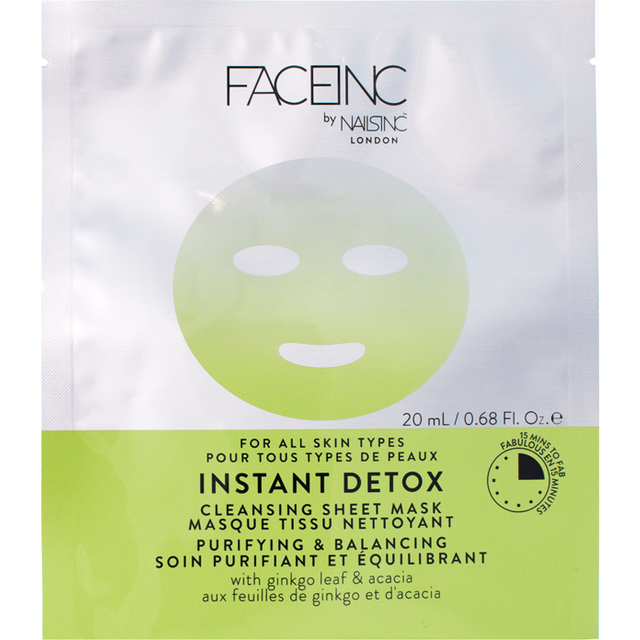 Nails Inc Cleansing Sheet Mask Instant Detox 20ml