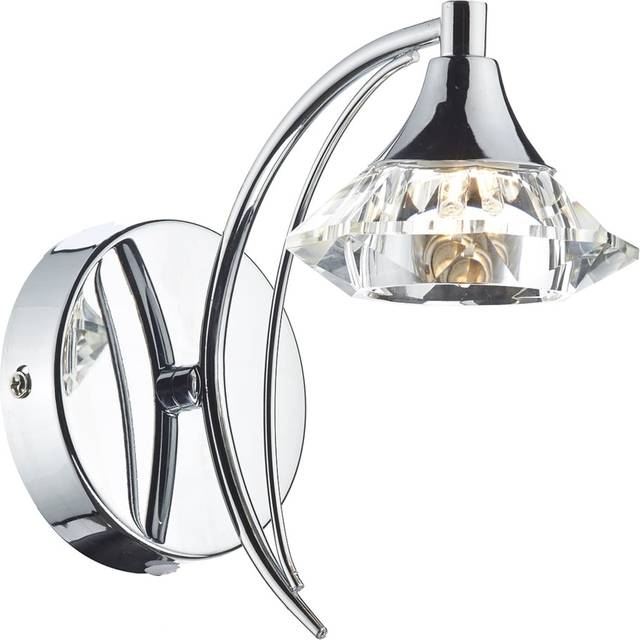 Dar Lighting Group Dar LUT0750 Luther Wall Bracket Polished Chrome