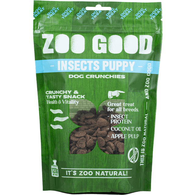 ZOO GOOD Dog Crunchie treat - Insect Puppy 120g