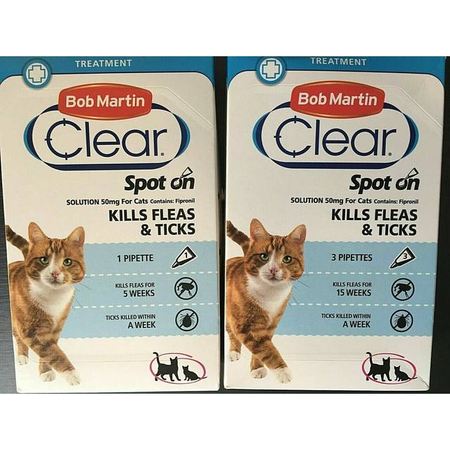 Bob Martin Fleaclear Spot On for Cat - 1 Tube