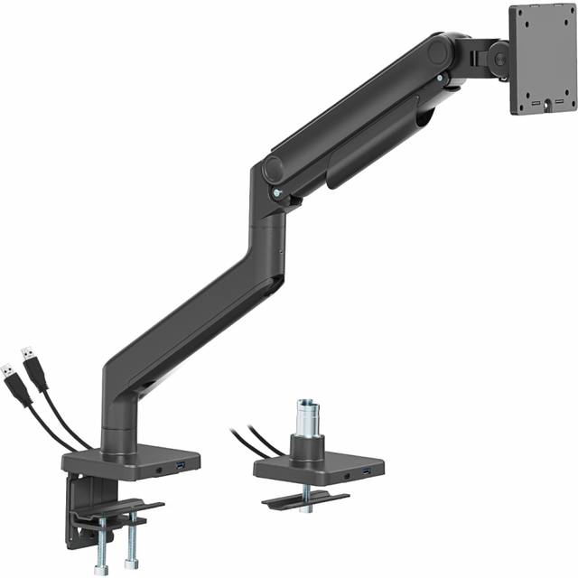 MaxMount Skärmstativ 20kg Heavy-Duty 17”-49” Svart - 1 Skärm