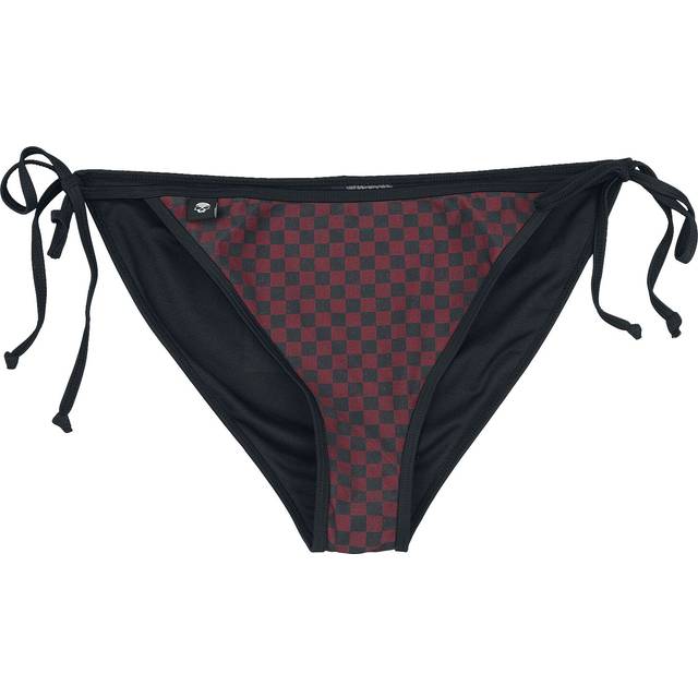 RED by EMP Bikini Bottoms with Chessboard Pattern Bikini Bottom black red - XXL