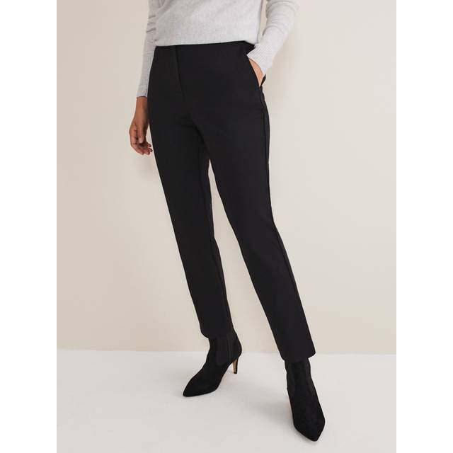 Phase Eight Women's Kimia Ponte Tapered Trouser - Black - 16