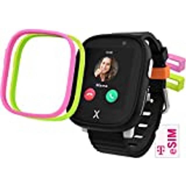 Deutsche Telekom X6 Play eSIM Smartklocka, Svart, 4,2 x 1,5 x 5,1 cm
