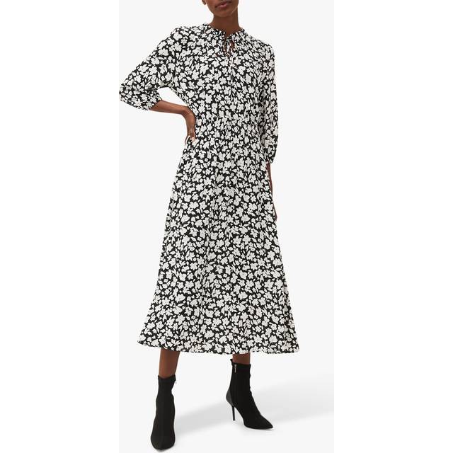 Black/White Phillipa Floral Dress (14)