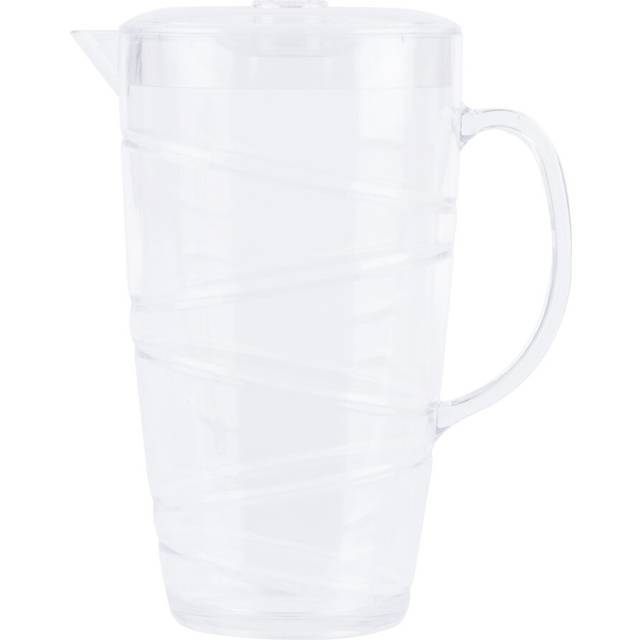 LIVIVO Swirl Design 2L Plastic Pitcher Jug