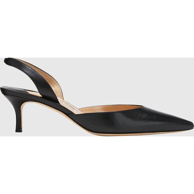 Manolo Blahnik Black Carolyne Heeled Sandals - BLCK(0015) - IT 41