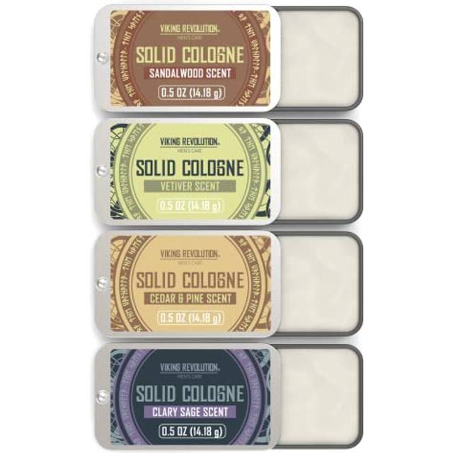 - Cologne For Men - Mens Cologne - Solid Cologne Men with Cedar Wood, Clary Sage, Vetiver, Sandalwood - Gifts for Men - Christmas Gifts For Him - 4