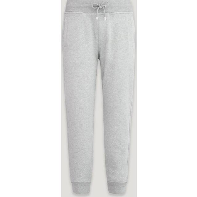 Grey Cotton Joggers - Silver (L)