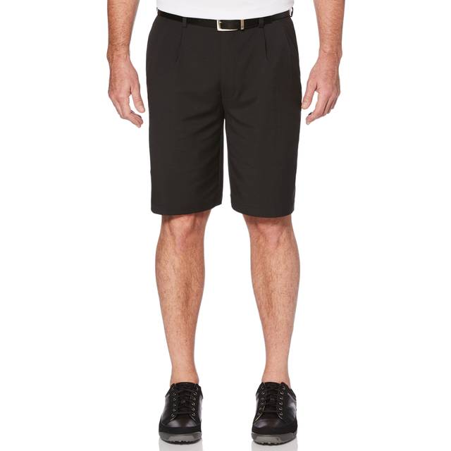 PGA TOUR Men's Double Pleated Golf Shorts w/ Active Waistband, Size 32, Black, 100% Polyester | Golf Apparel Shop (32)