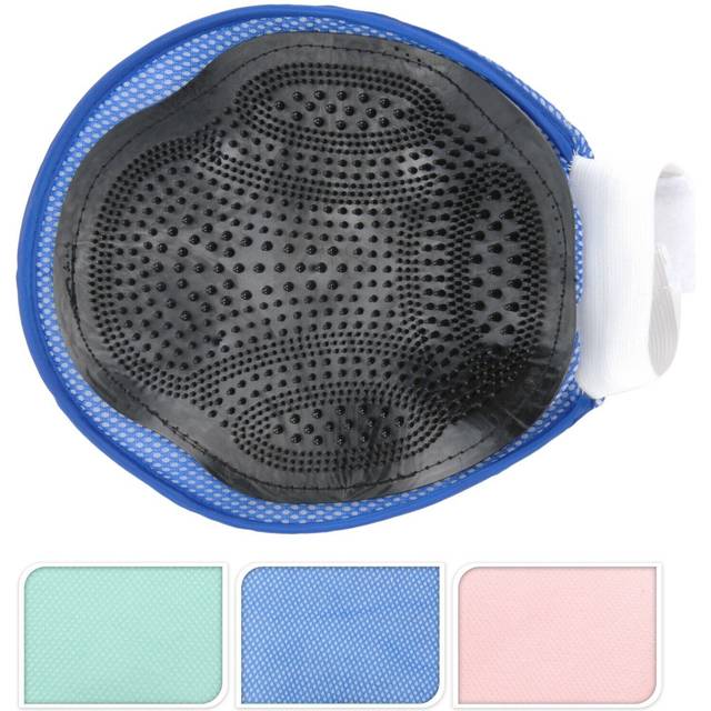 (Pink) Cat Dog Pet Hair Brush Glove Fur Cleaning Comb