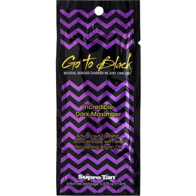 Supre tan go to black incredible dark sunbed tanning lotion maximizer cream
