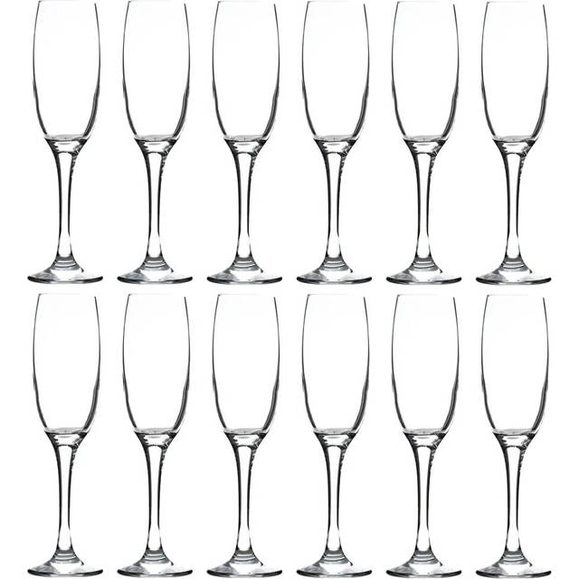 LAV - Venue Glass Champagne Flutes - 220ml - Clear (220ml)