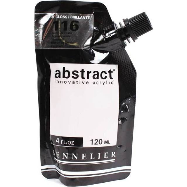 Sennelier Abstract Acrylic Paint 120ml Titanium White (High Gloss)