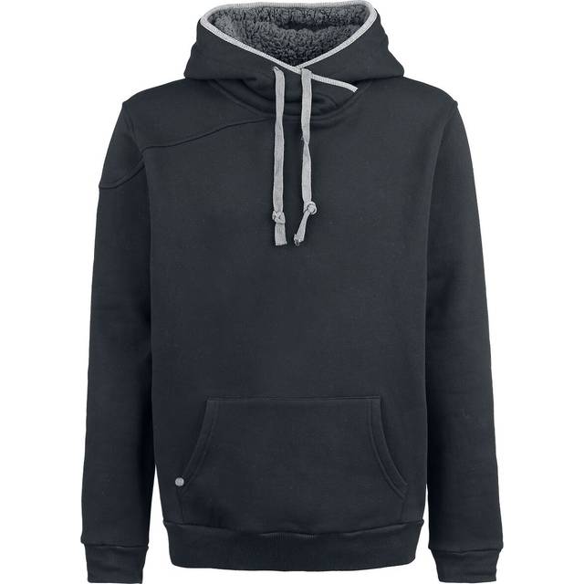 Black Premium by EMP Teddy Hoodie Hooded sweater black grey - S
