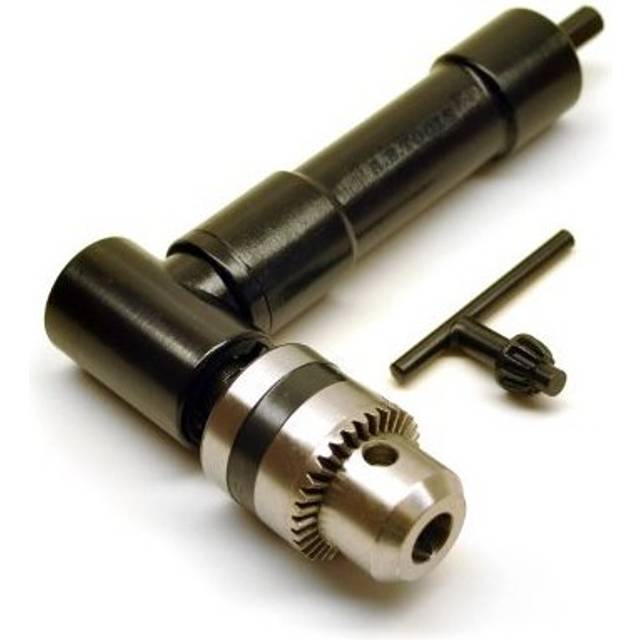 Drill Attachment Right Angled Keyless Aluminium Metal Chuck Heavy Duty Dr056