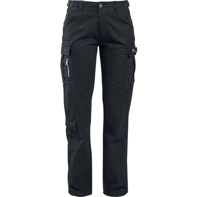 Black Premium by EMP Cargo Trousers - Army Vintage Trousers - W26L32 to W34L34 - for Women - black