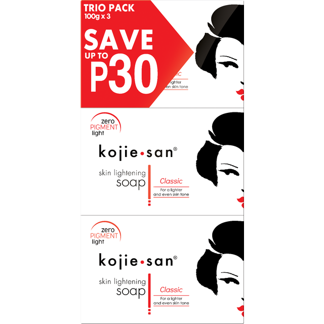 Skin Brightening Soap - Classic 100g x 3, Triple Pack