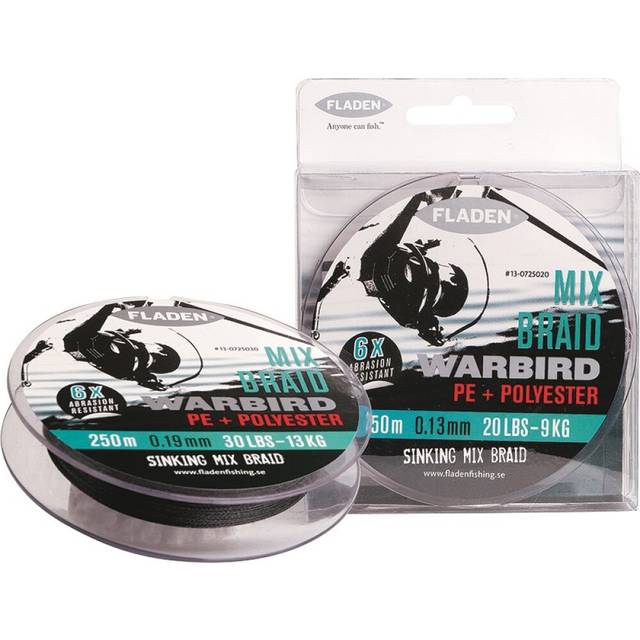 Flätlina Warbird PE & Polyester braid 100m 0.19mm