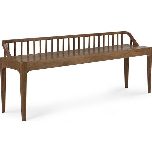 Ethnicraft - Spindle Bench - Reclaimed Teak -150 x 35 cm - Bänkar - Alain Van Havre - Träfärgad - Trä