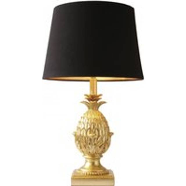 Dar Lighting Group Dar PIN4235 Pineapple Table Lamp Gold Coloured Base