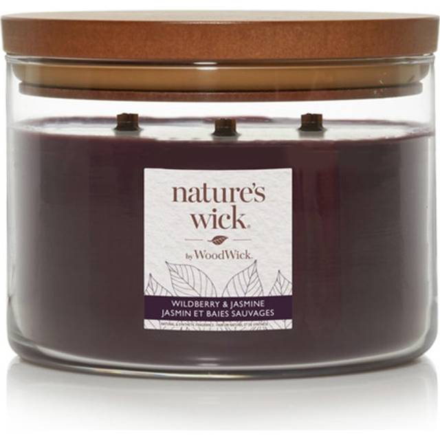 Natures Wick Large Multi Wick Candle - Wildberry & Jasmine