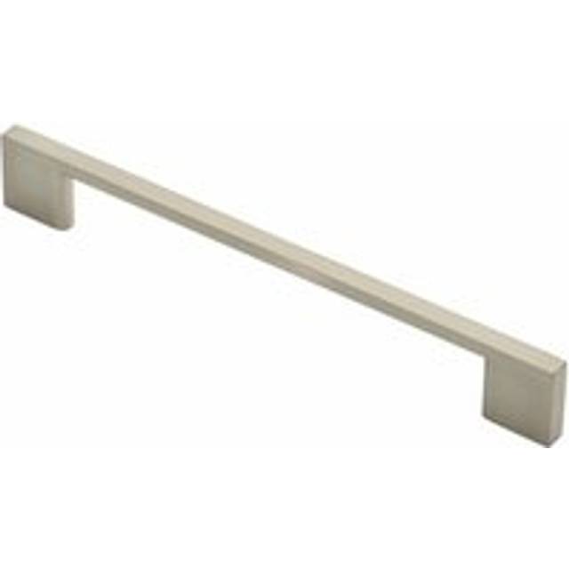Slimline D Shape Pull Handle 190 x 7mm 160mm Fixing Centers Satin Nickel