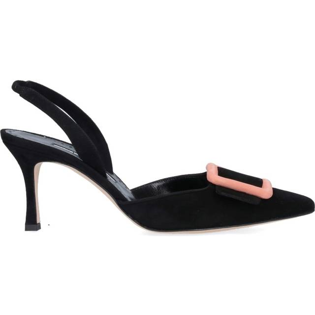 Manolo Blahnik Maysli Pumps - Black   - 36 IT