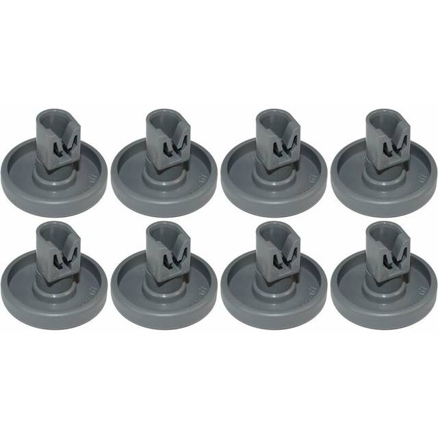 Dishwasher Lower Basket Rack Wheels Grey For AEG Electrolux Zanussi X 8