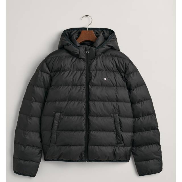 GANT Vadderad jacka - Light Vadderad Shield - Svart - GANT - 9-10 år (134-140) - Dunjacka