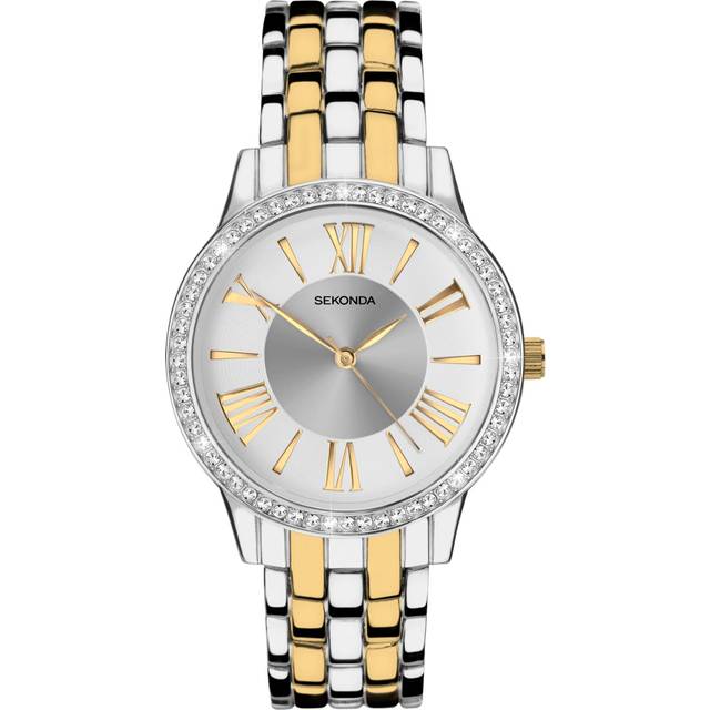 Sekonda Sekonda Charlotte Ladies Watch | Two Tone Alloy Case & Bracelet with Silver Dial | 40561