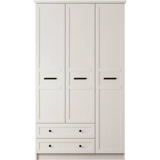 Evuhome - daisy 3 Door 2 Drawer Wardrobe