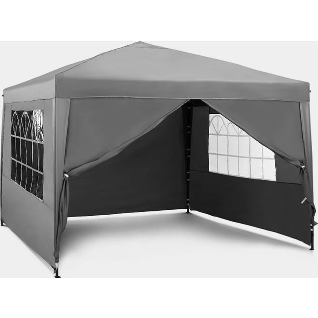Grey Pop-up Gazebo Set 3m x 3m