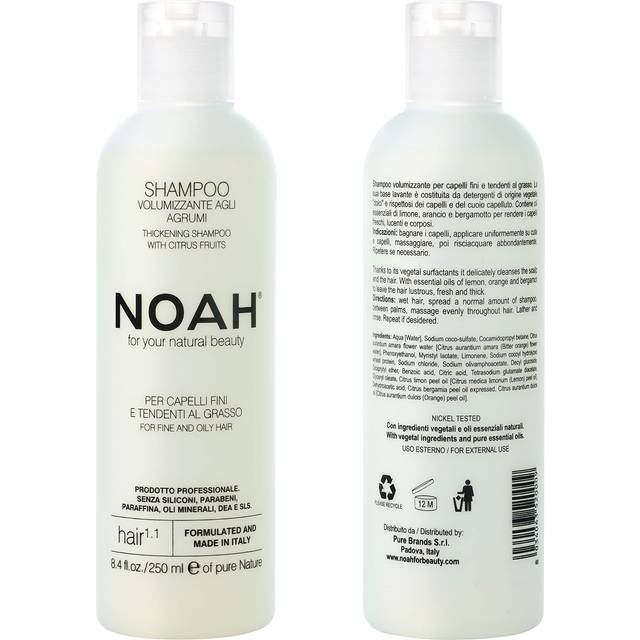 Noah Hair Volume Boost Shampoo Citrus Fruits, 250ml