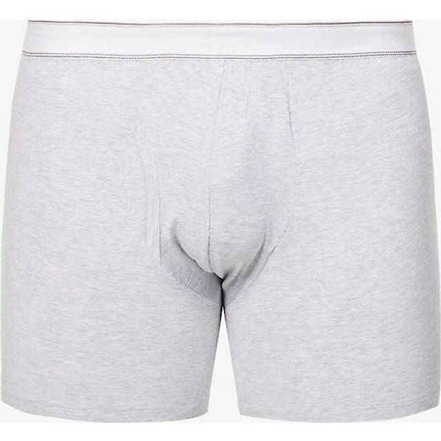 Derek Rose Mens Silver Ethan Mid-rise Stretch-jersey Trunks M - SILVER