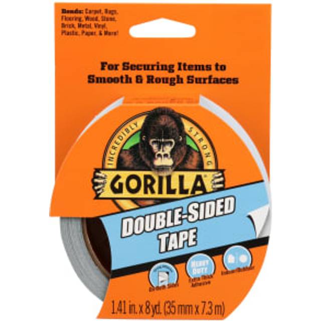 Gorilla Double Sided Multi-Purpose Tape - 7.3m - Grey