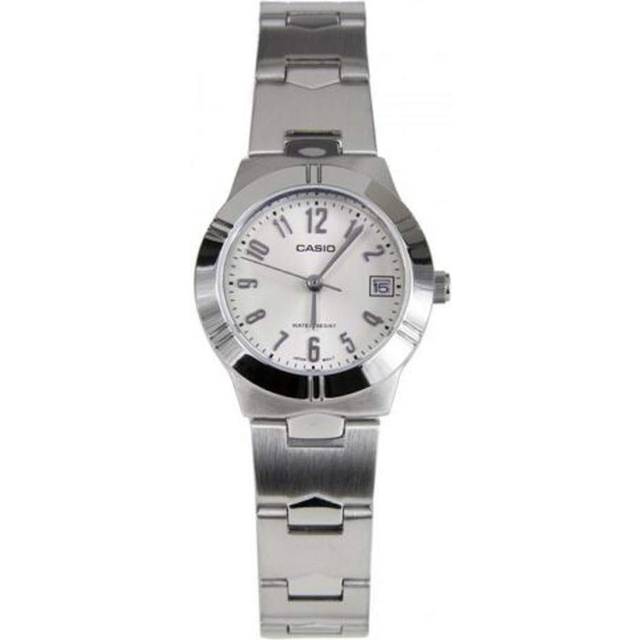 CASIO Analog Quartz Silver LTP-1241D-7A2 [Used] white