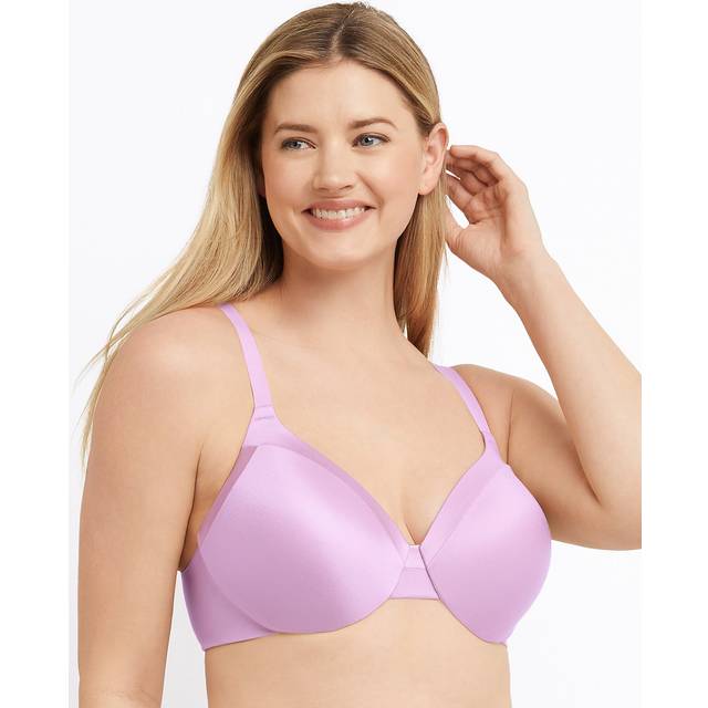 Maidenform Women's Comfort Devotion Underwire  Full Coverage Convertible T-Shirt Bra  Lavender Sparkle  34C