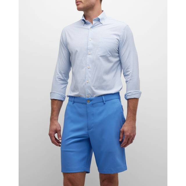 Peter Millar-Hanford Performance Twill Shirt-Cottage Blue-S