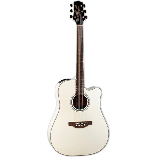Takamine Guitars Takamine GD-37CE PW 6-String Acoustic-Electric Guitar with Rosewood Fingerboard (Pearl White)