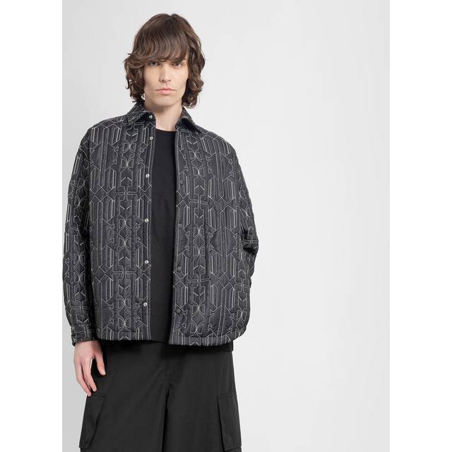 Palm Angels, Jacka, Herr, M, Nylon, Quilted Jacket - black (M)
