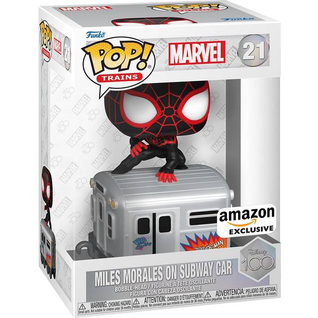 Funko Pop! Trains: D100 - Marvel  Miles Morales on Subway Car  Amazon