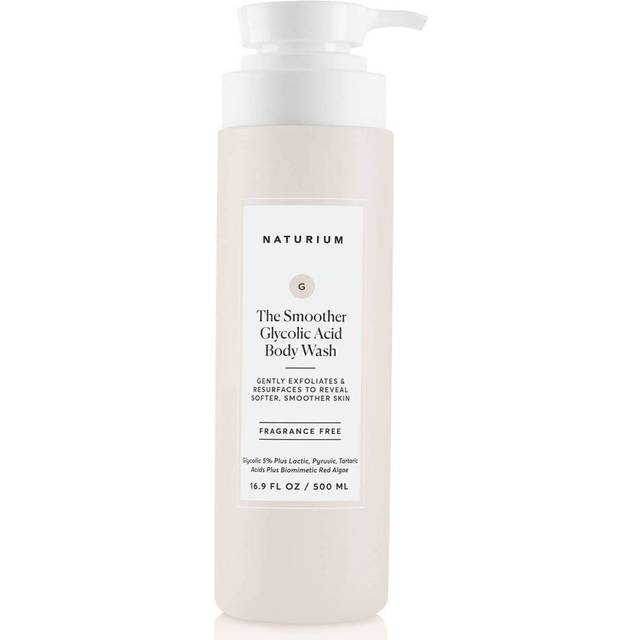NATURIUM The Smoother Glycolic Acid Exfoliating Body Wash 500ml